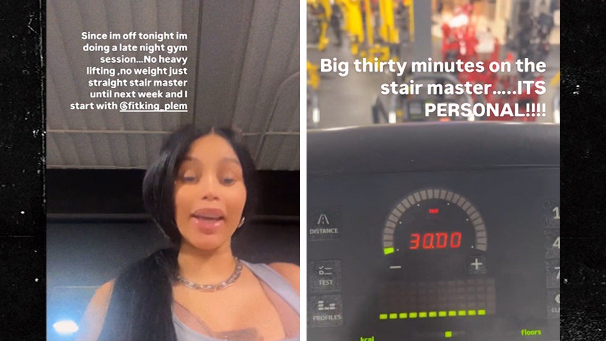 Cardi B ya va al gimnasio 1 semana después de dar a luz, los médicos opinan