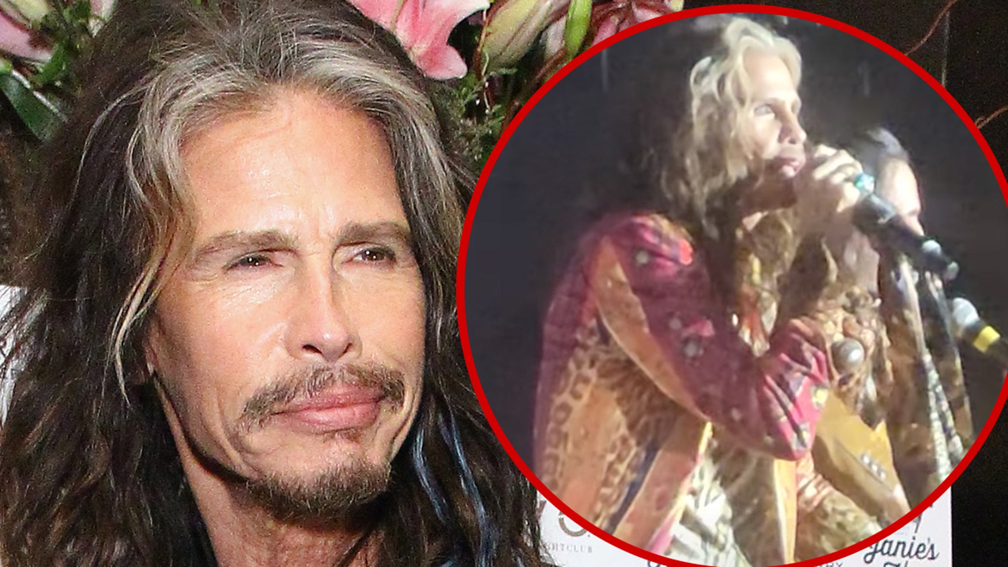 Steven Tyler Sings at Grammys Watch Party, Joined by Stars Onstage