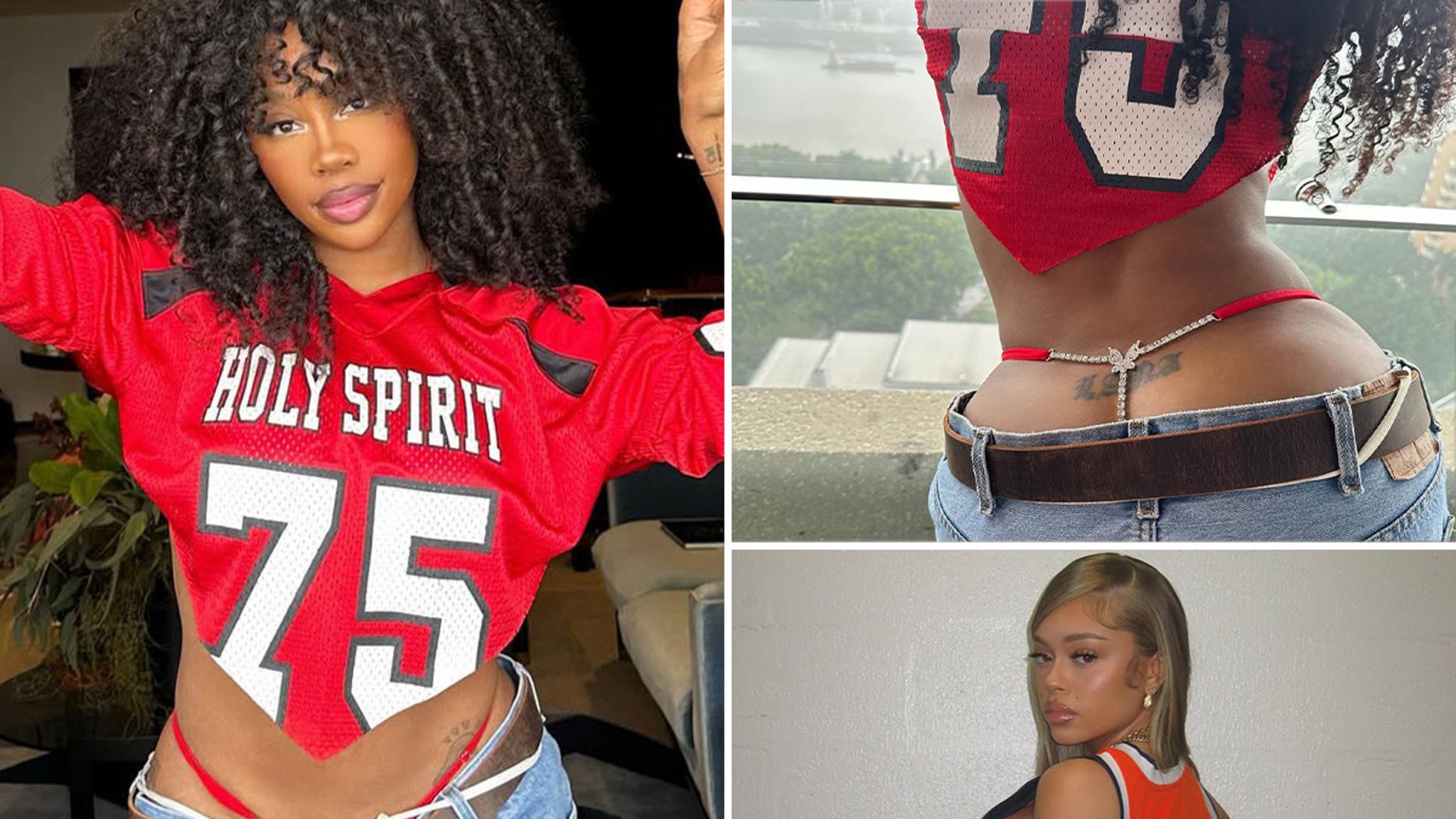 Babes In Jerseys -- Touchdown!