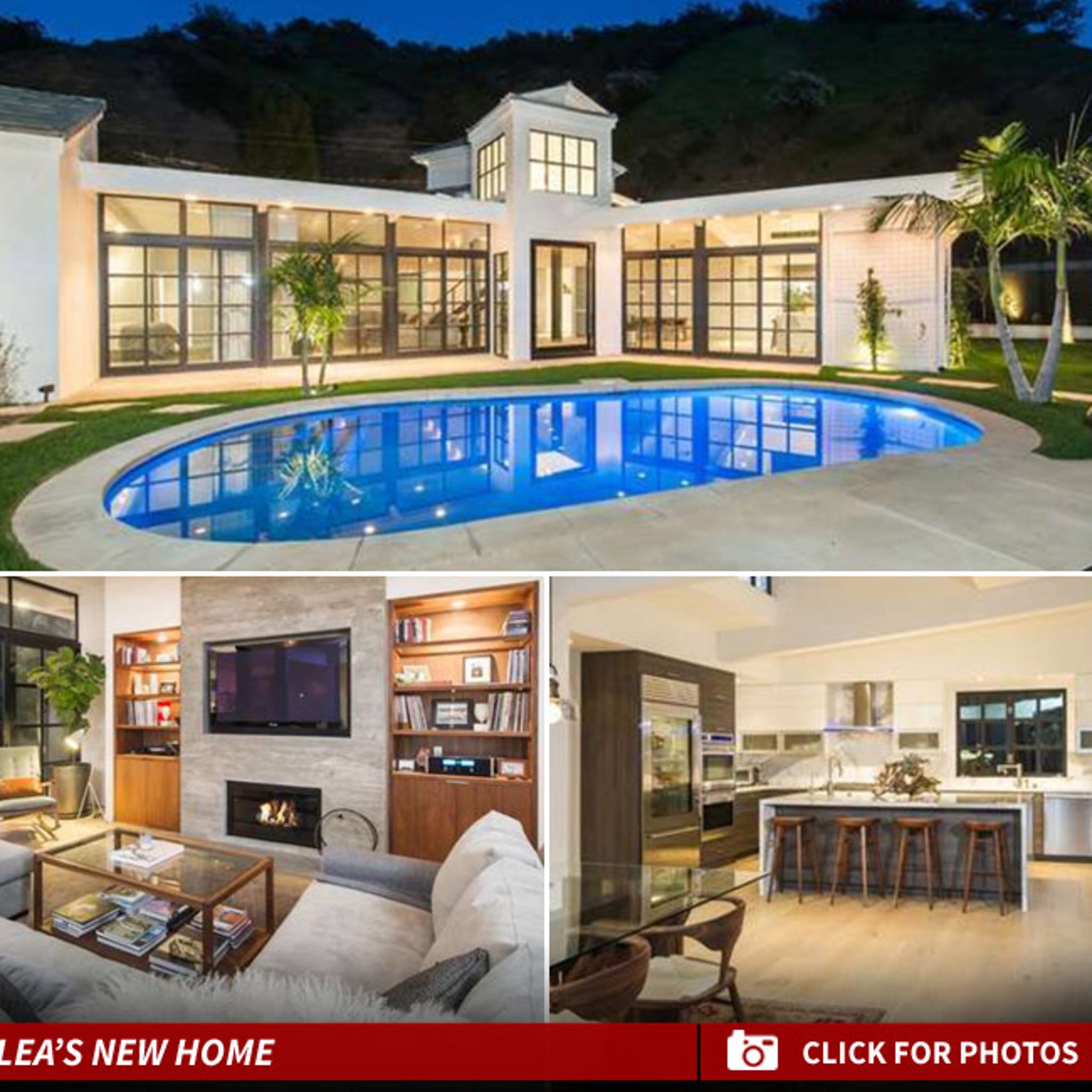 Lea Michele Doubles Up with New Modern L.A. Pad