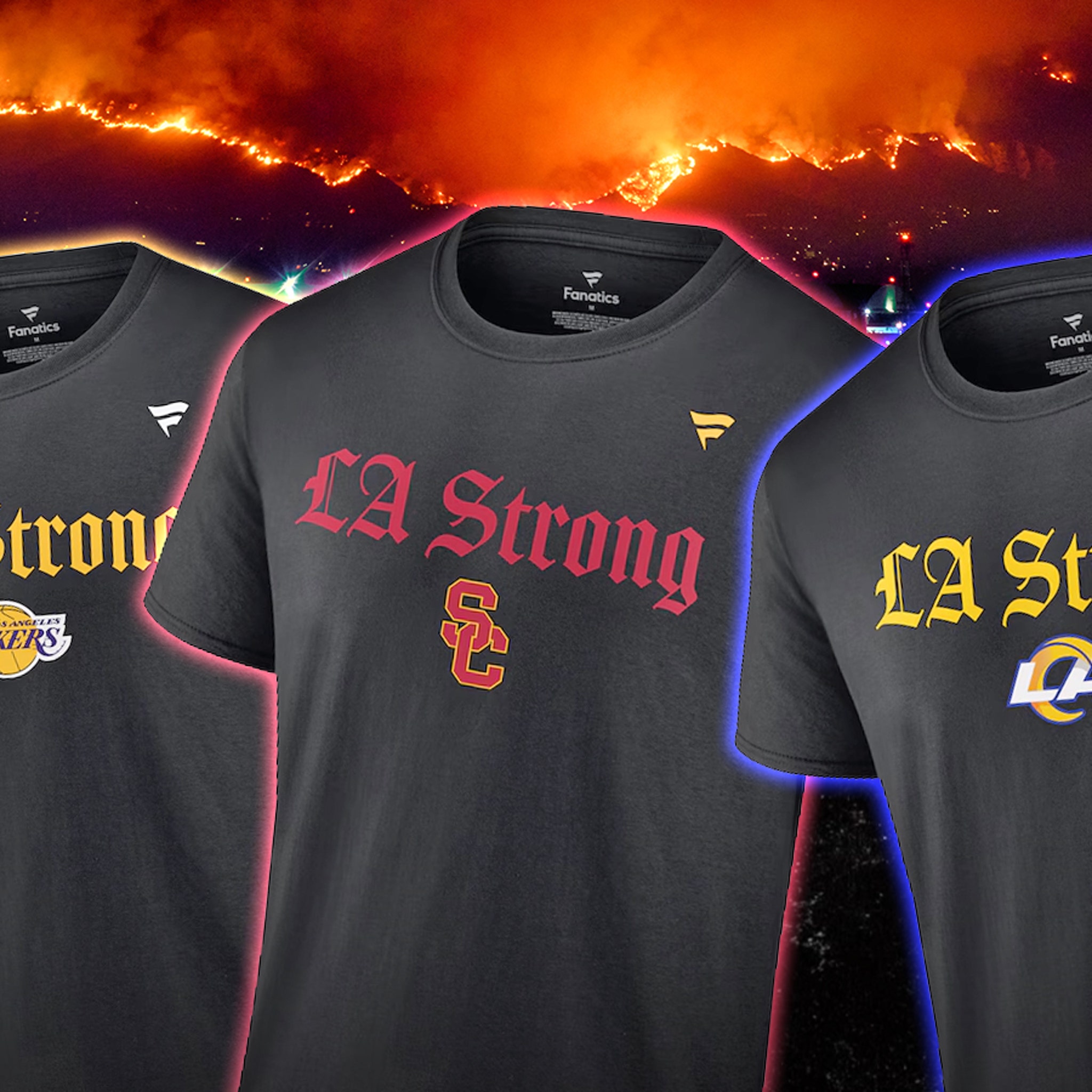 海外【Disney】 LA Strong T-Shirt Supporting Wildfire Relief Disney La Strong Supporting Wildfire Relief T Shirt - Printiment