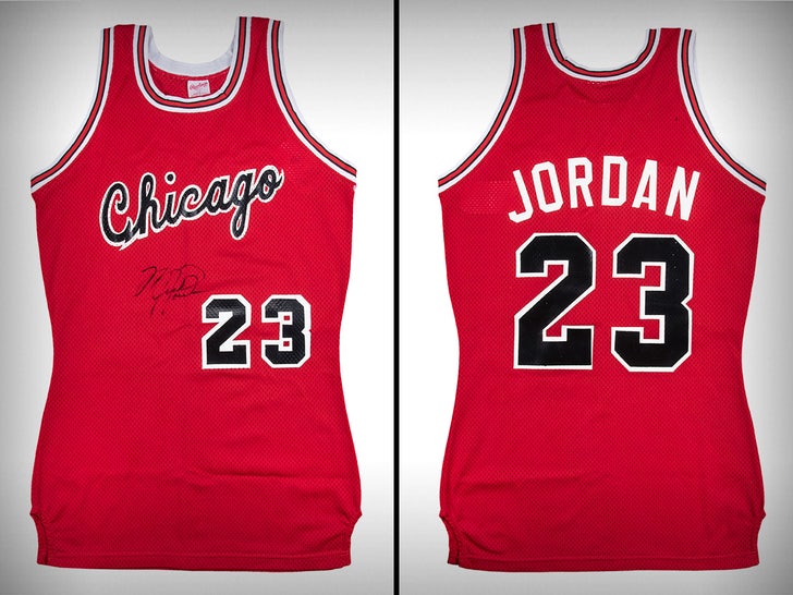Michael Jordan Rare Bulls Rookie Jersey For Sale ... Could Fetch $500k!!!