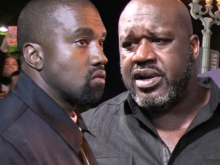 kanye west 和 shaq