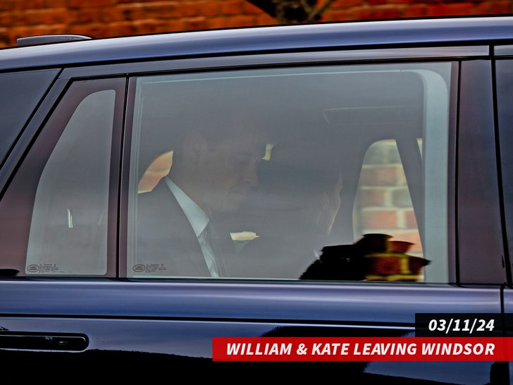 William & Kate Leaving Windsor