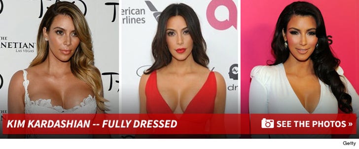 Kim Kardashian -- Fully Dressed!