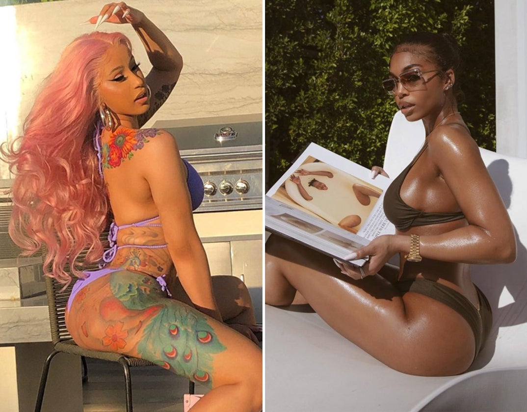 Cardi B (27) vs. Lori Harvey (23) -- Quarantine Bikini Babes Edition