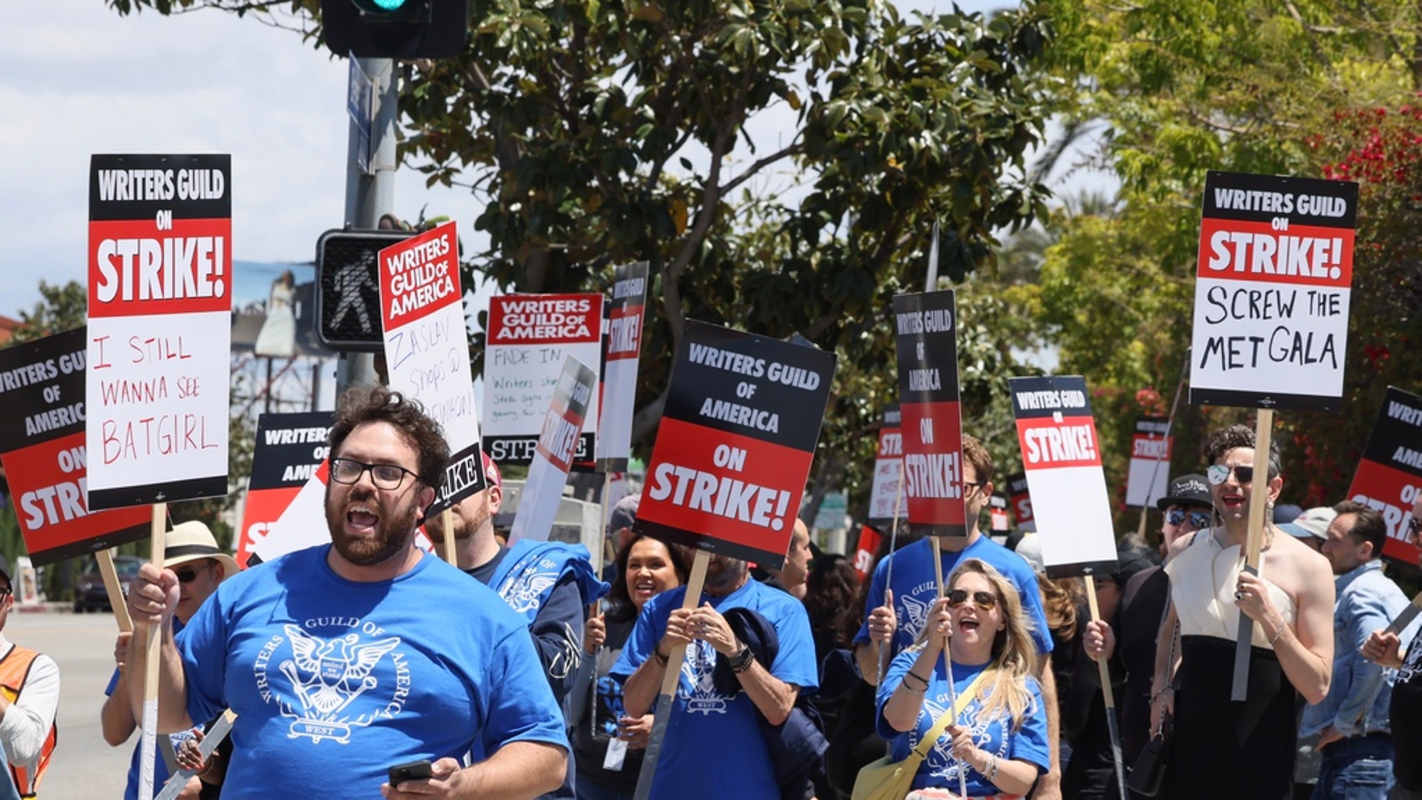 WGA Strike Picket Lines