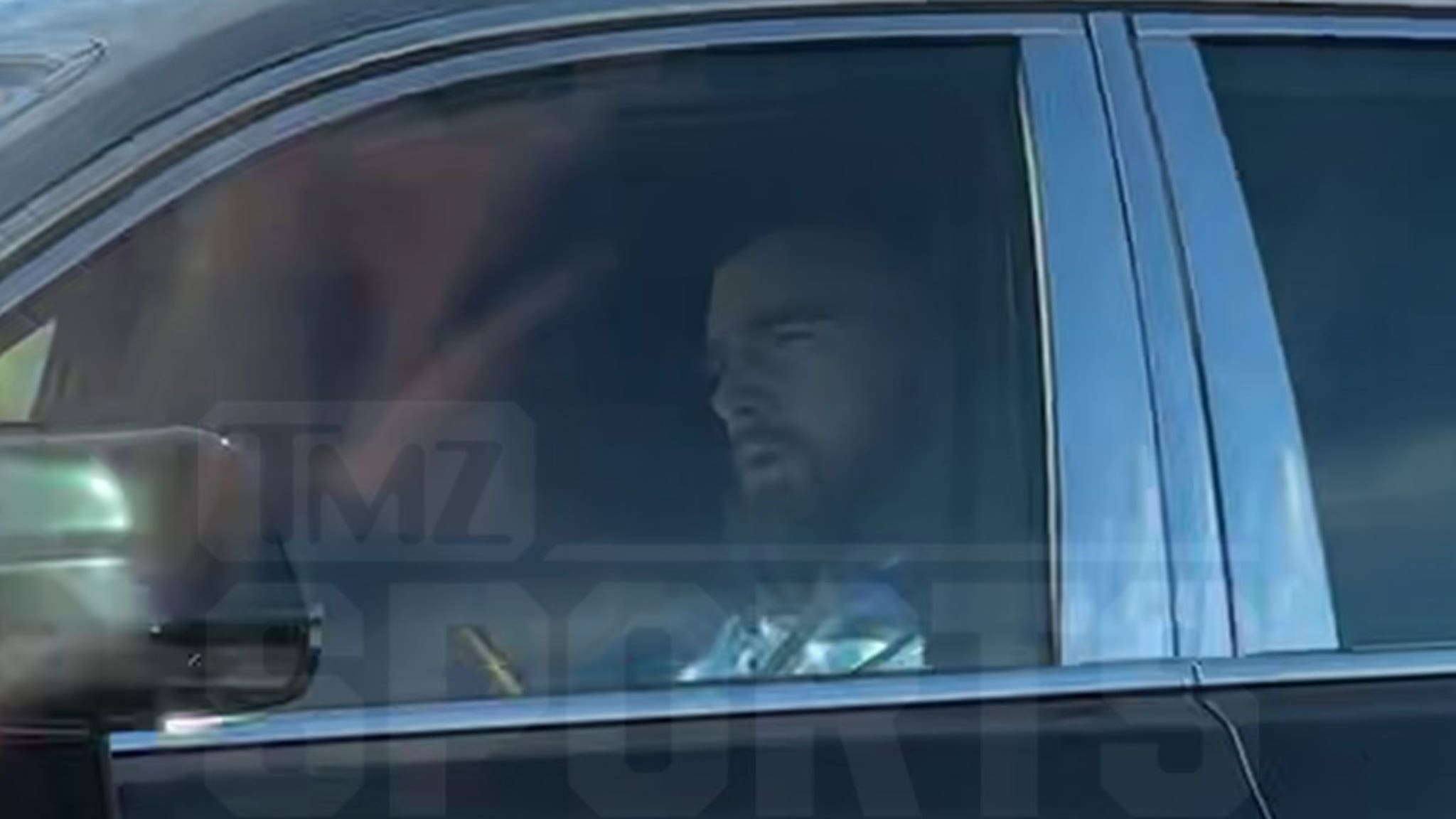 Travis Kelce Driving Solo As He Spends Thanksgiving Away From Taylor Swift