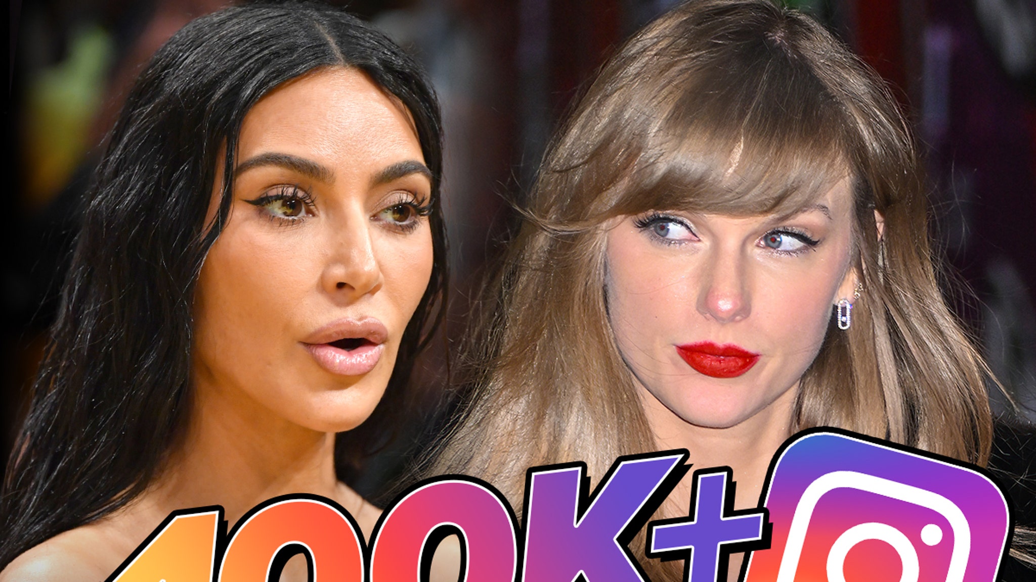 Kim Kardashian Loses Over 100,000 Instagram Followers as Fans of Taylor Swift Fill Comment Section