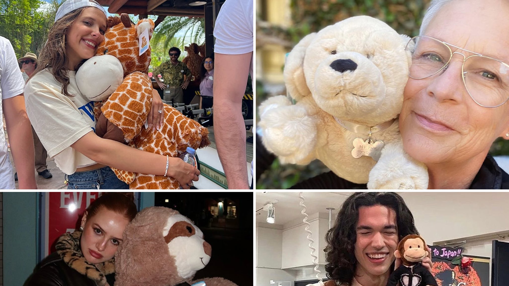 As estrelas estão se aconchegando com bichinhos de pelúcia no Dia Nacional dos Amantes de Animais de Pelúcia! As estrelas estão se aconchegando com bichinhos de pelúcia no Dia Nacional dos Amantes de Animais de Pelúcia!
