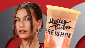 hailey bieber erewhon smoothie main getty