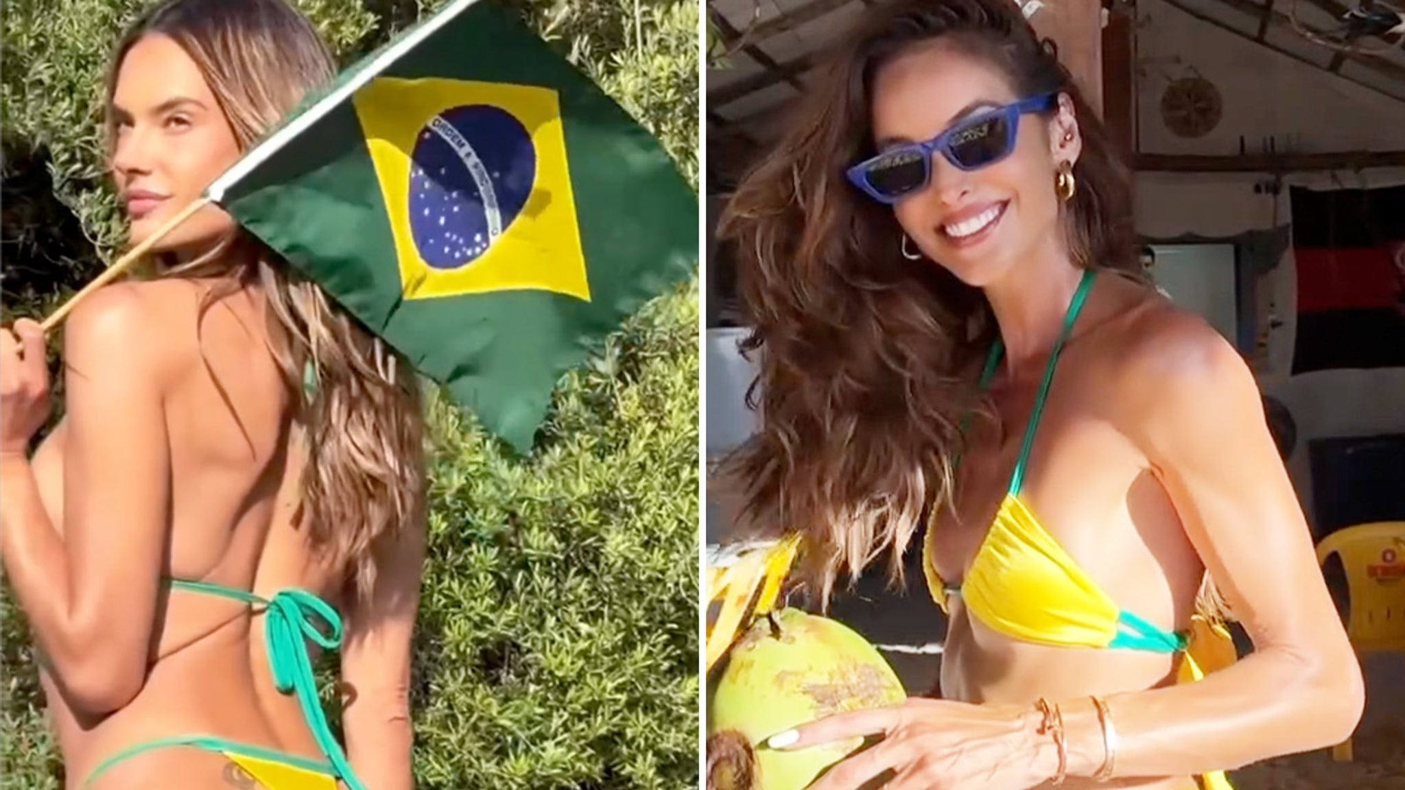 Alessandra Ambrosio vs Izabel Goulart Who'd You Rather?! Brazilian Babes