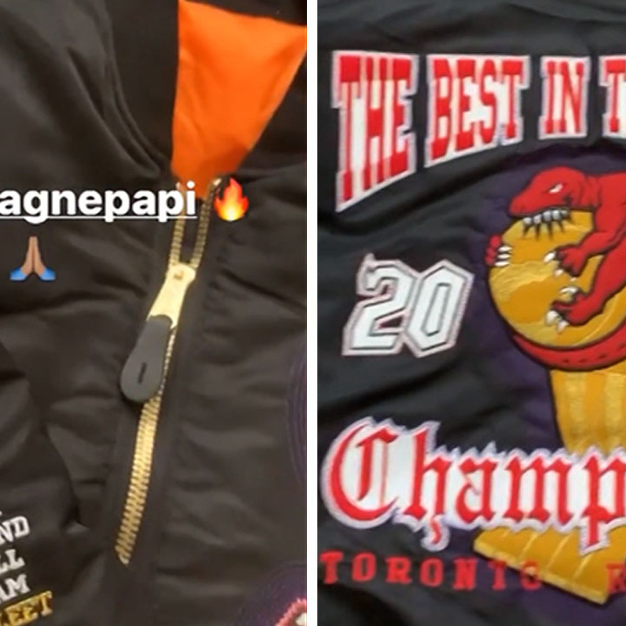 Drake Gifts Raptors with Custom NBA Championship Jackets - Fashion