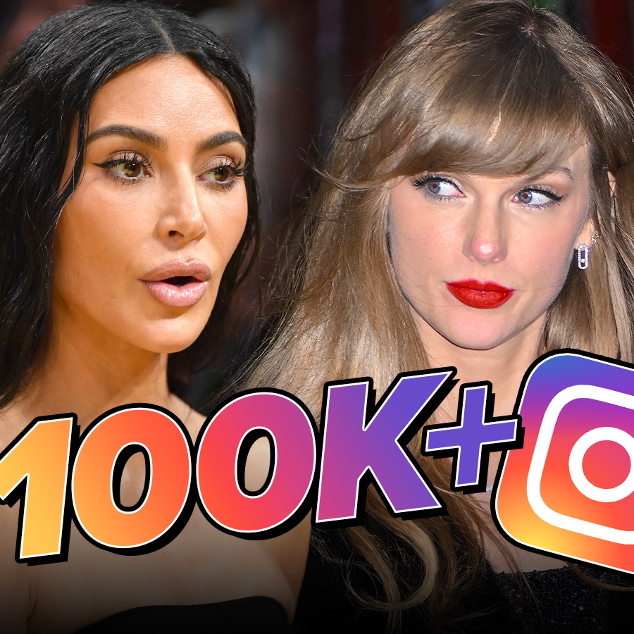 Kim Kardashian Loses 100K+ IG Followers, Swifties Flood Comment Section