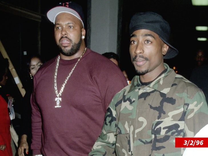Suge and 2Pac