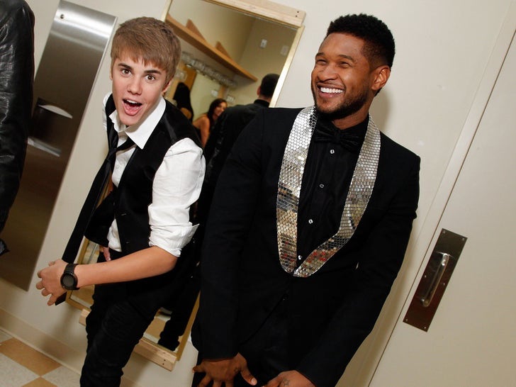 Justin Bieber And Usher Together