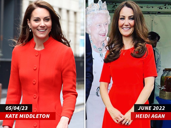 Heidi Agan Kate Middleton Vergleich Seite an Seite