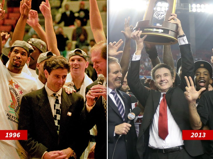 Rick Pitino Championships Getty Sub Split Gesek