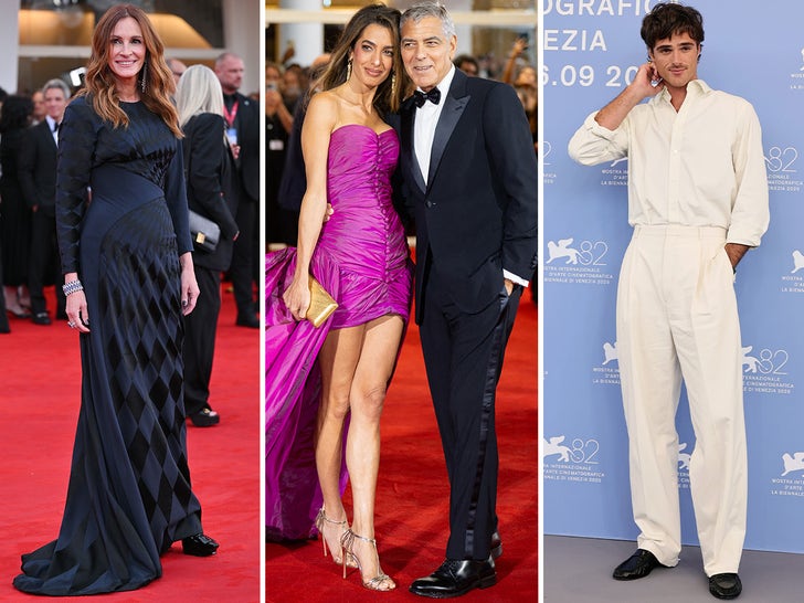Big Celebs Show Out at the 82nd Venice International Film Festival