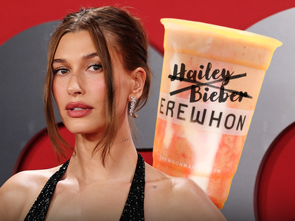 hailey bieber erewhon smoothie main getty