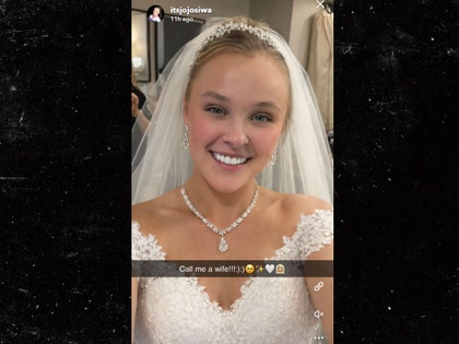 jojo siwa bride outfit AI