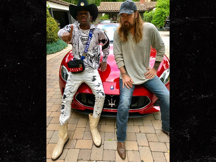 Lil Nas X Postmates 'Old Town Road' Partner Billy Ray Cyrus a Maserati