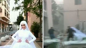 Video of Bride Taking Wedding Pics in Beirut Shows Moment of Explosion