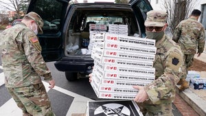 Cargo Van Load of Pizza Delivered to National Guard Troops in D.C.