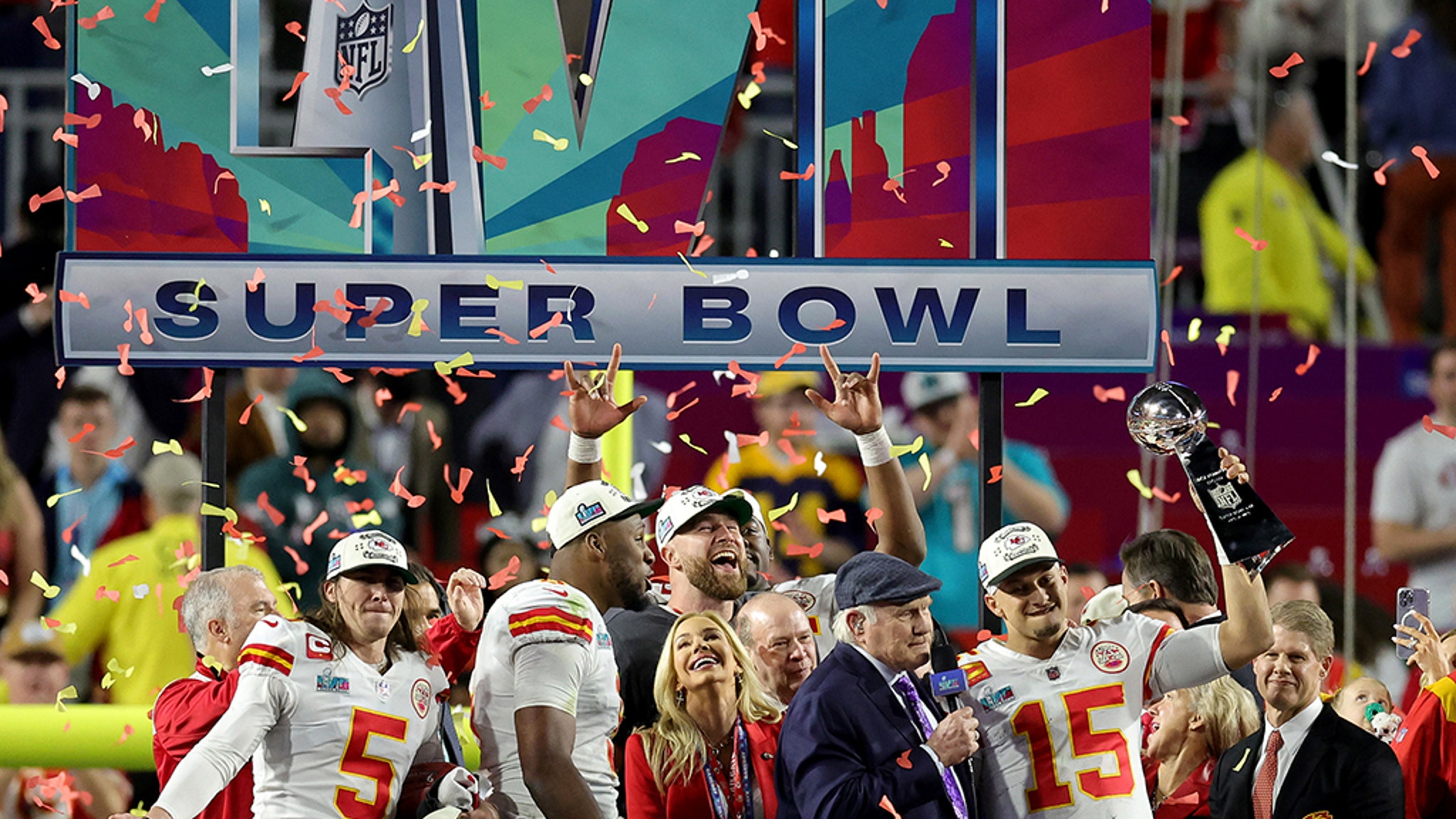 Kansas City Chiefs Celebrate Super Bowl Win