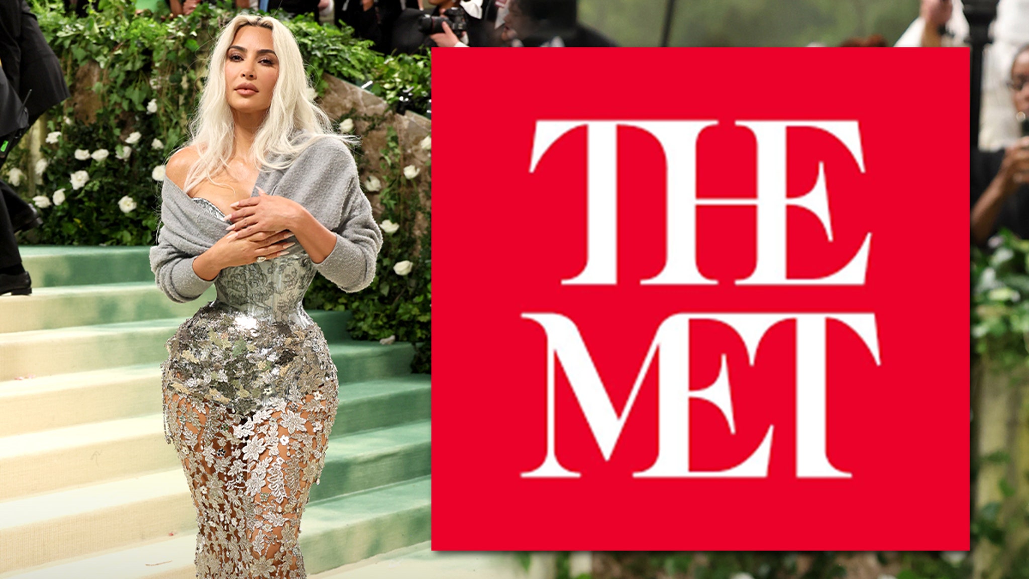 Kim Kardashian Surprises Everyone with Her Tiny Waist at the Met Gala