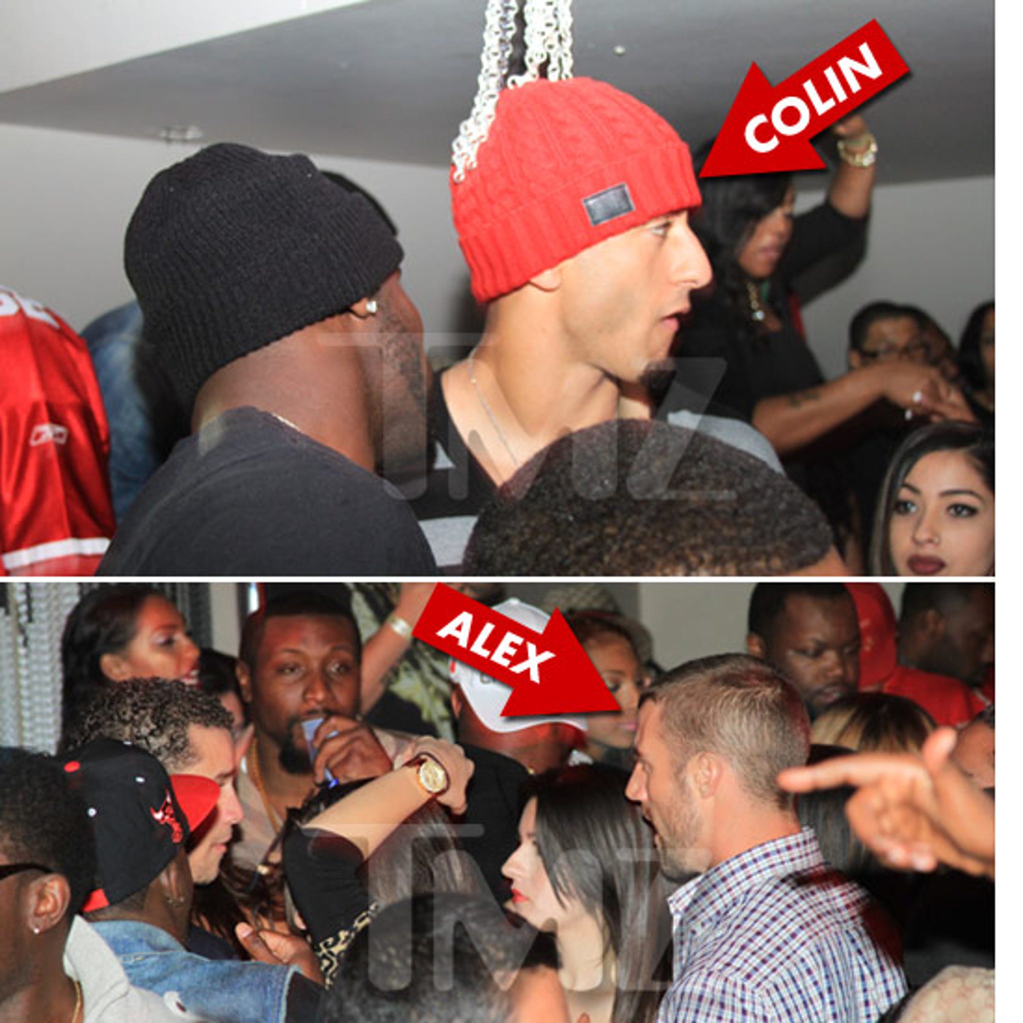 Colin Kaepernick Parties With Alex Smith At 49ers Nfc Victory Bash