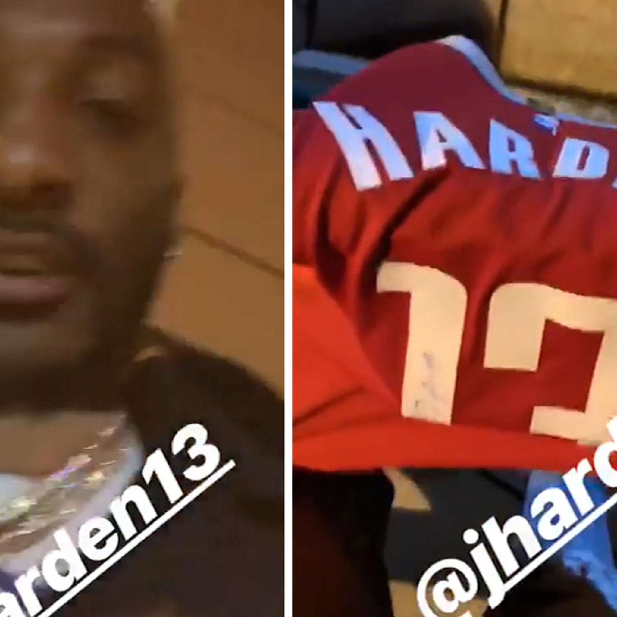 James Harden Gives Signed Jersey To Aqib Talib, 'That Thing Still Sweaty!'