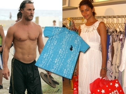 Matthew McConaughey and Camila Alves