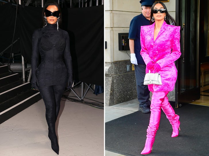 Kim Kardashian's Balenciaga Looks