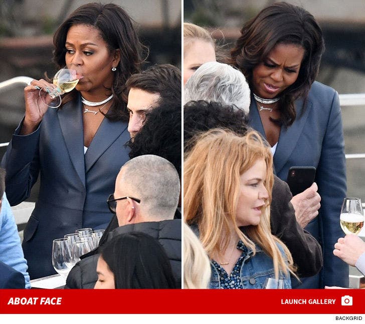 Michelle Obama Learns of Notre Dame Cathedral Fire on Paris Dinner Cruise