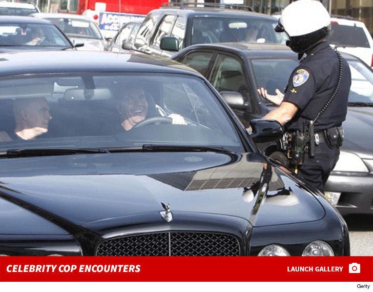 Celebrity Cop Encounters