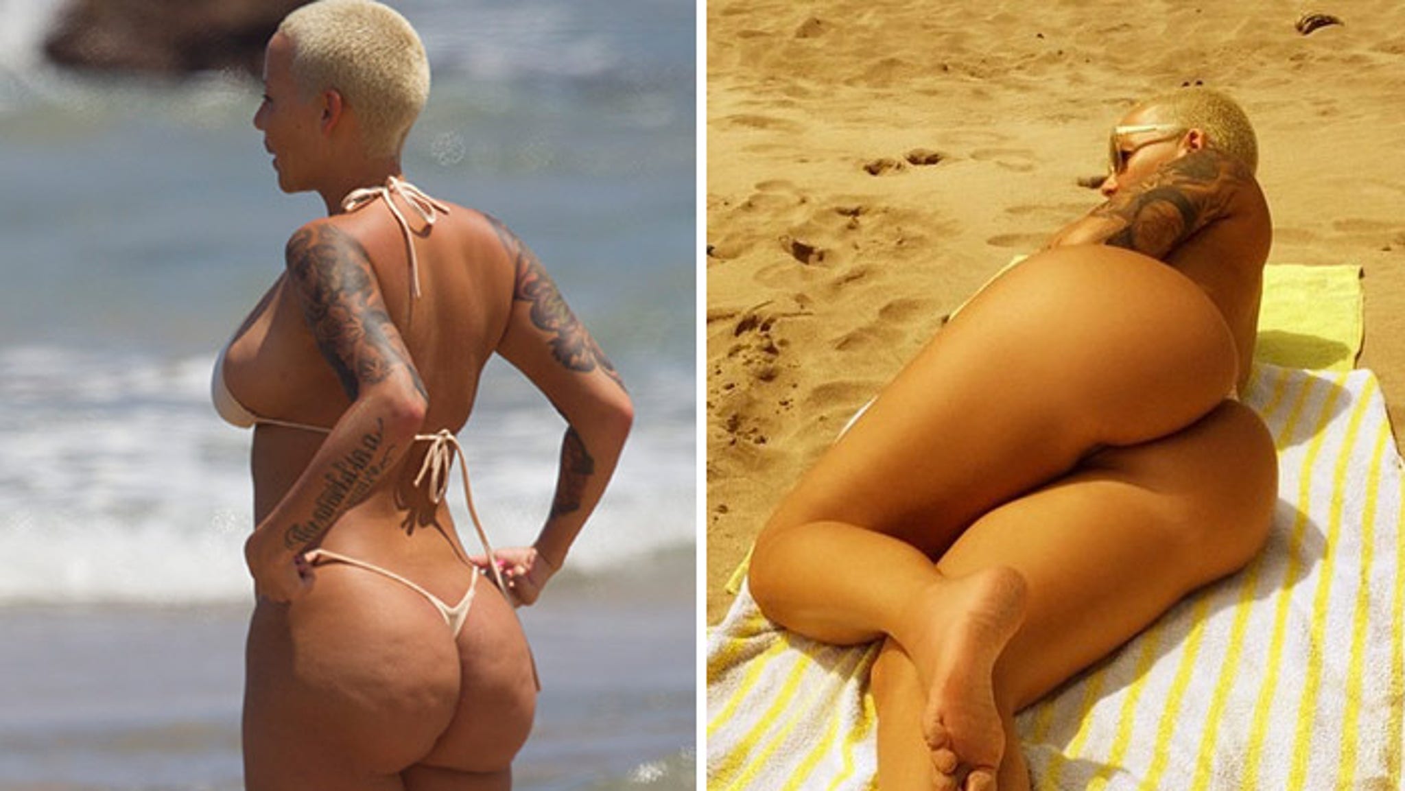 Amber Rose -- You Can Touch My Ass ... With An Airbrush