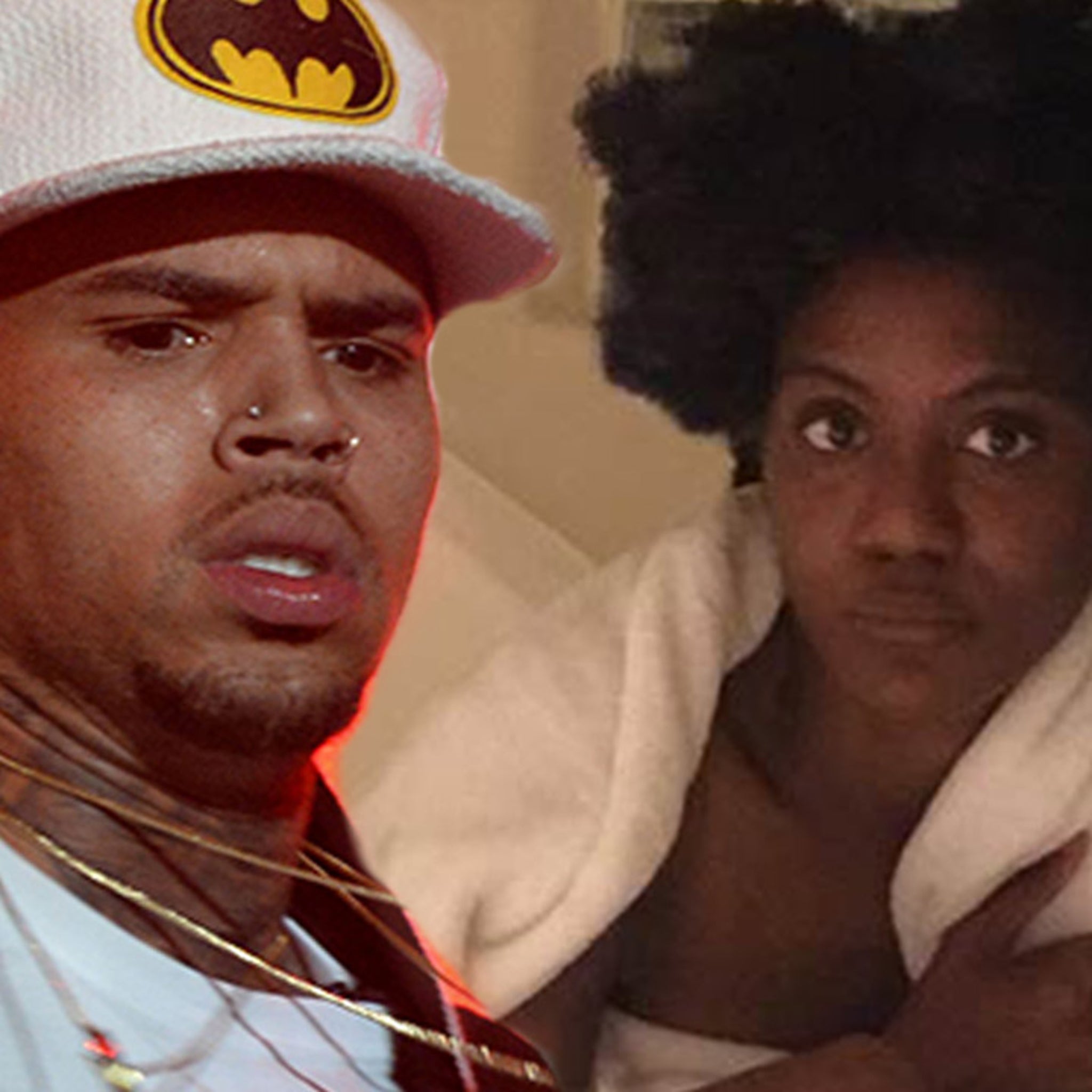 Chris Brown -- Random Naked Intruder ARRESTED In His Home (VIDEO)