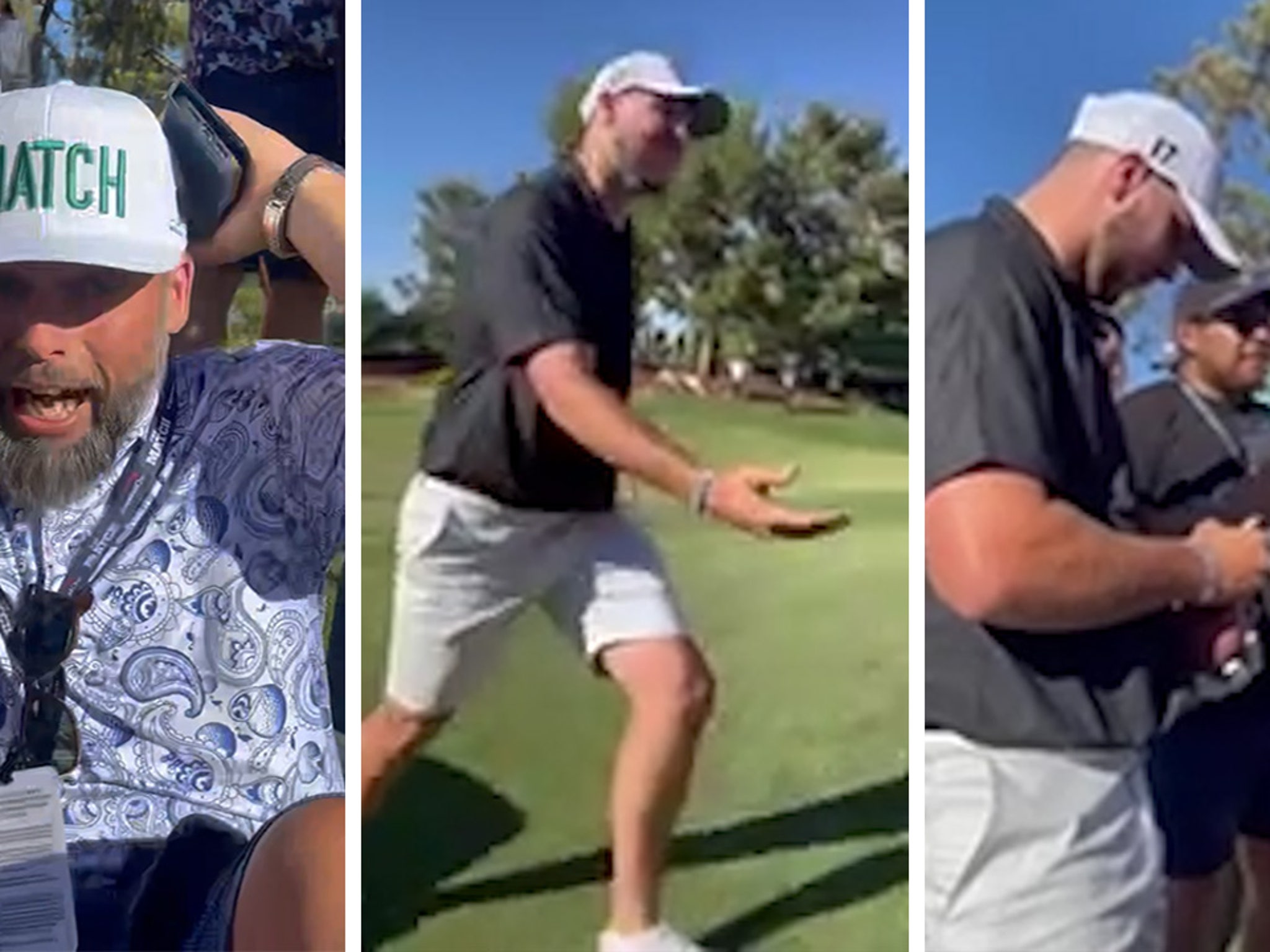 The Match highlights: Josh Allen hits four fans with golf balls during  12-hole match [VIDEO] - DraftKings Network