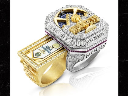 Diamond Covered Basketball Ring