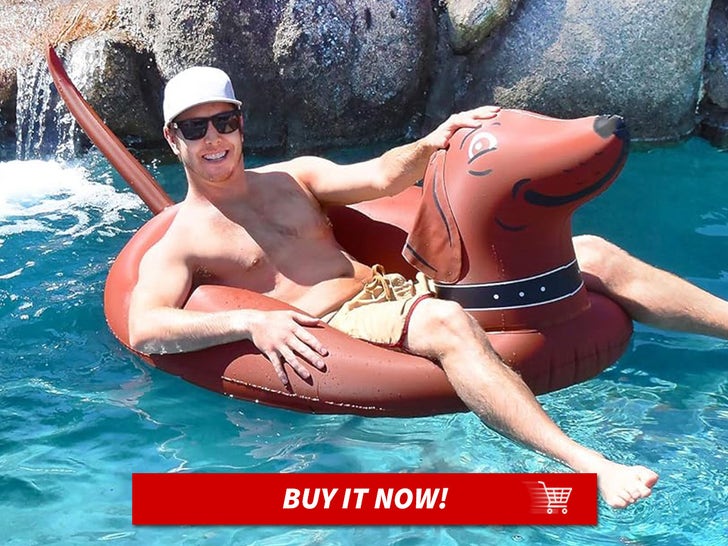 giant wiener dog pool float