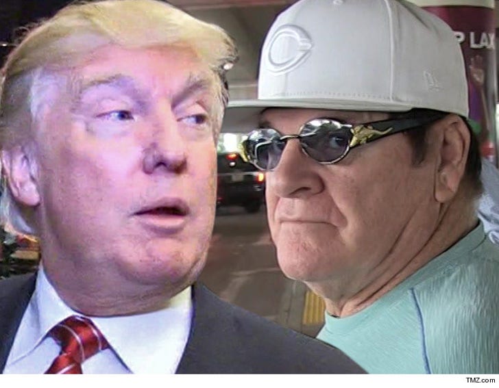 Donald Trump -- PARDON PETE ROSE Let Him In Hall :: 1214-donald-trump-pete-rose-tmz-3