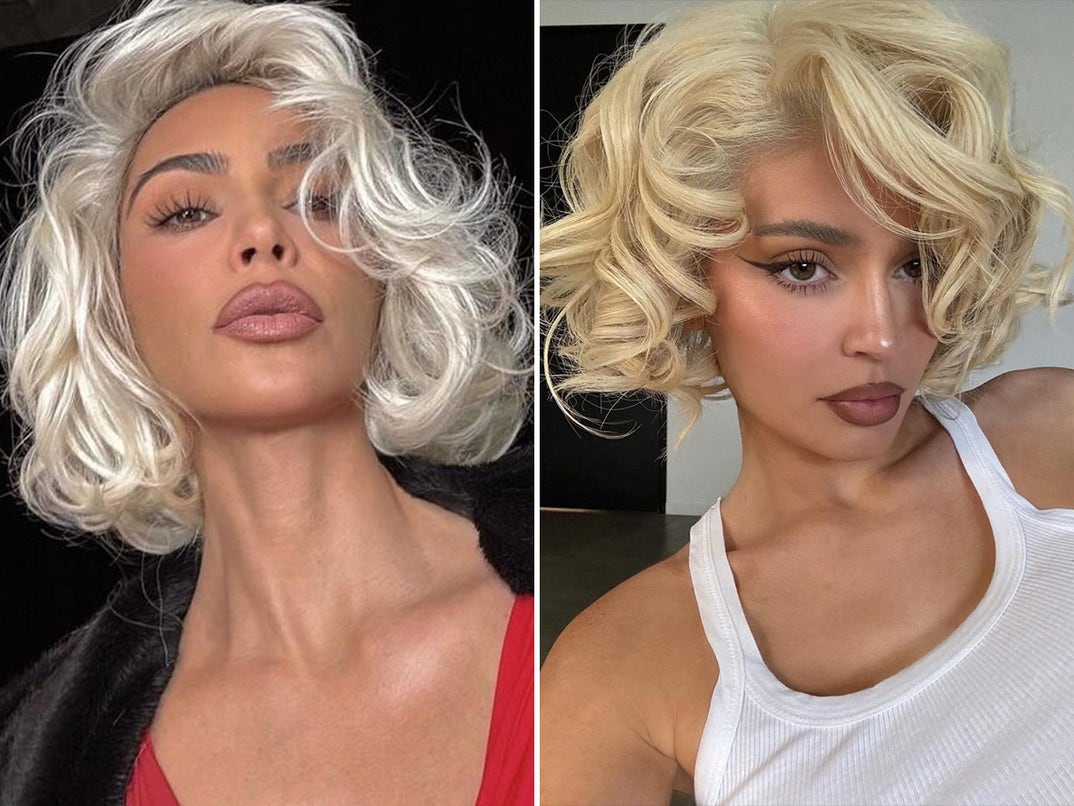 Kim Kardashian vs. Kylie Jenner -- Blonde Pixies Edition