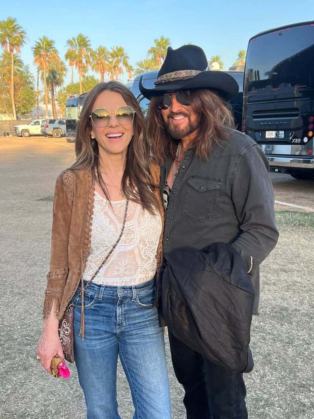 Elizabeth Hurley & Billy Ray Cyrus