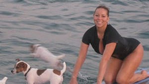 Mariah Carey Surfing -- Doggie Style