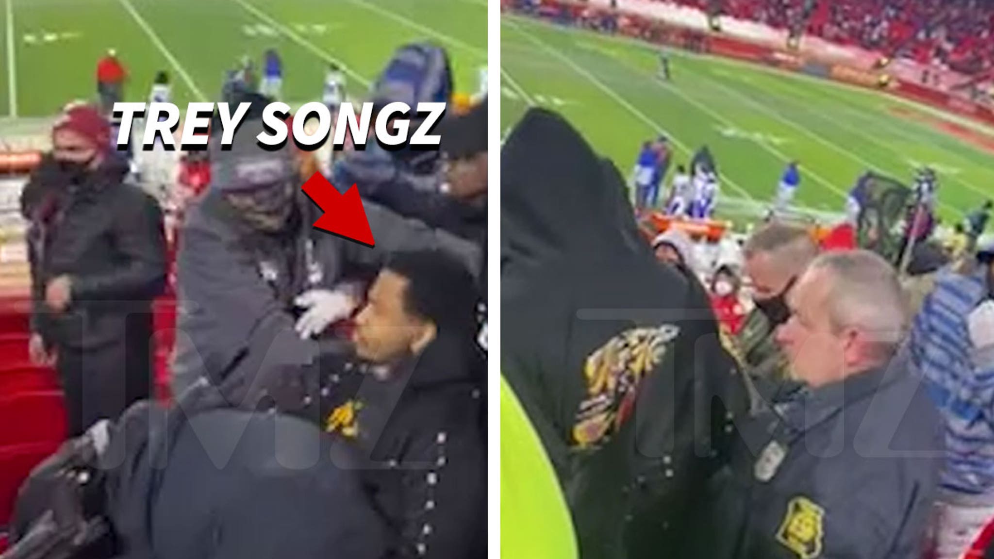 Trey Songz in Violent Altercation with Cop in the Chiefs Game