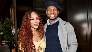 Jonathan Majors Gushes Over Meagan Good, So 'In Love' After Conviction