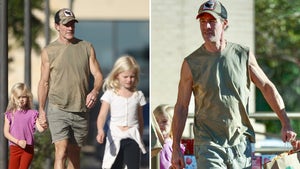 James Van Der Beek Holding Hands With His Two Daughters