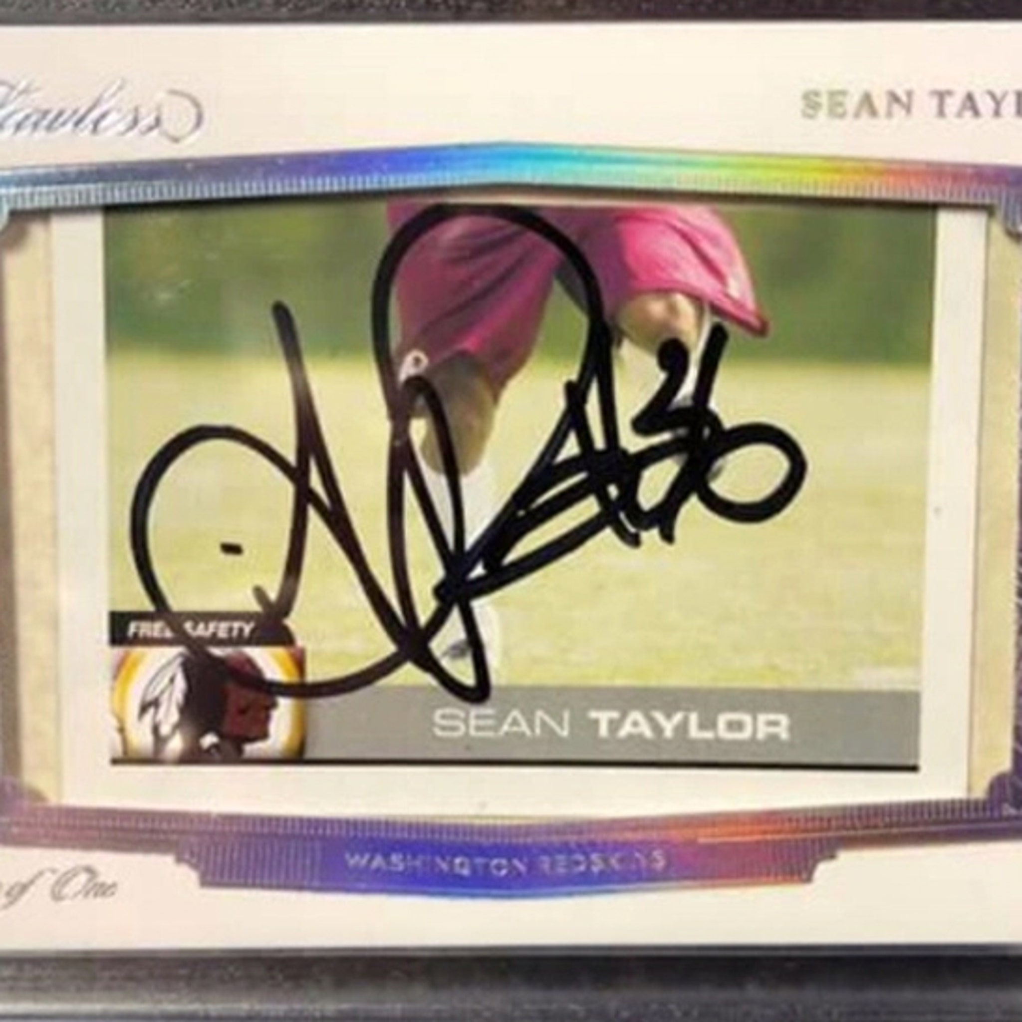 Sean Taylor Autographed Memorabilia  Signed Photo, Jersey, Collectibles &  Merchandise