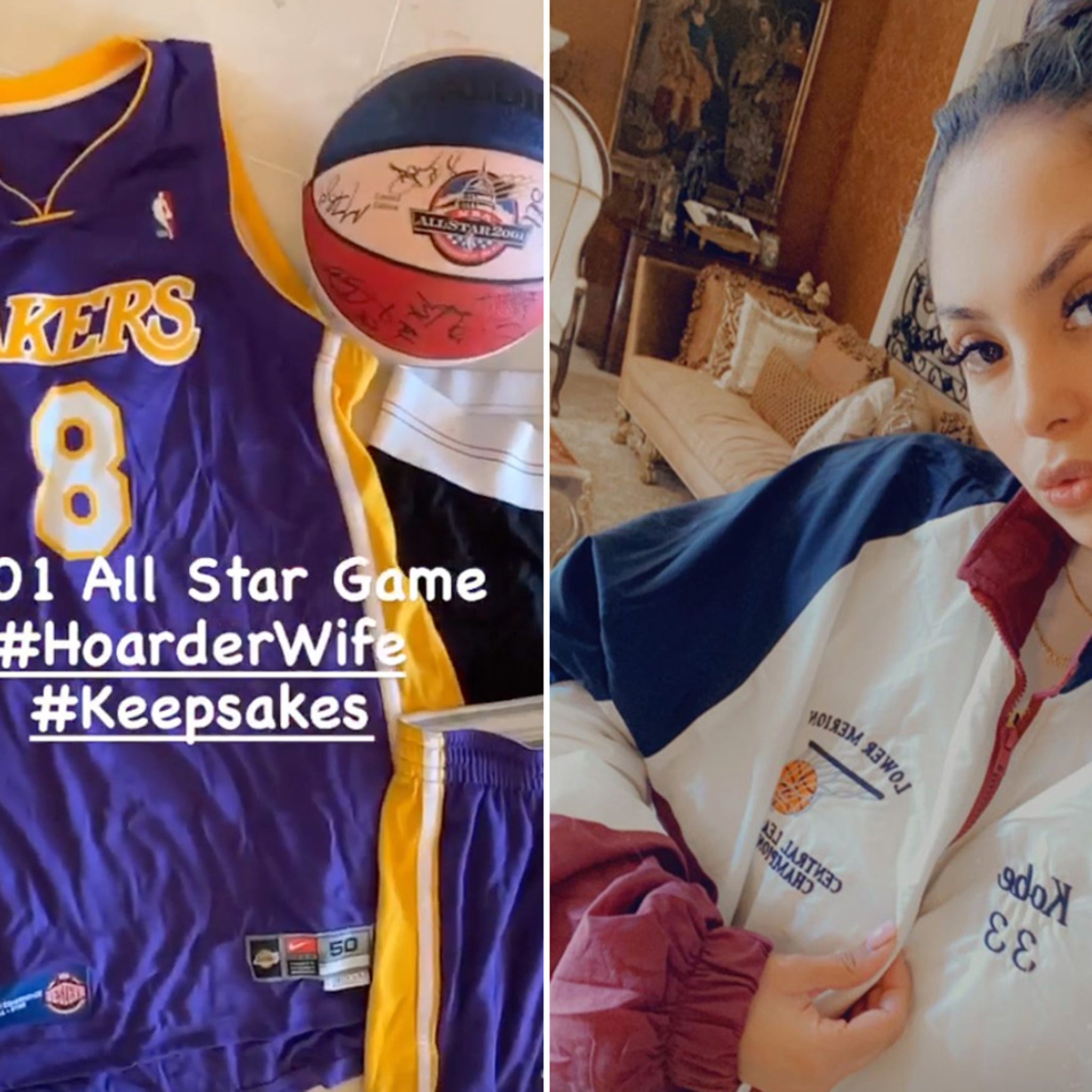 Vanessa Bryant Shares Incredible Kobe Memorabilia Hoarder Wife